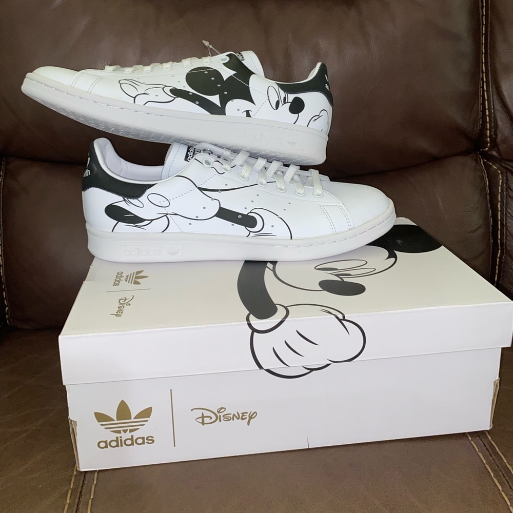 Adidas Disney Mickey Mouse Stan Smith Shoes Sz 9